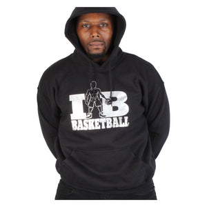 Men's Black Basketball Hoodie - IB Basketball.com