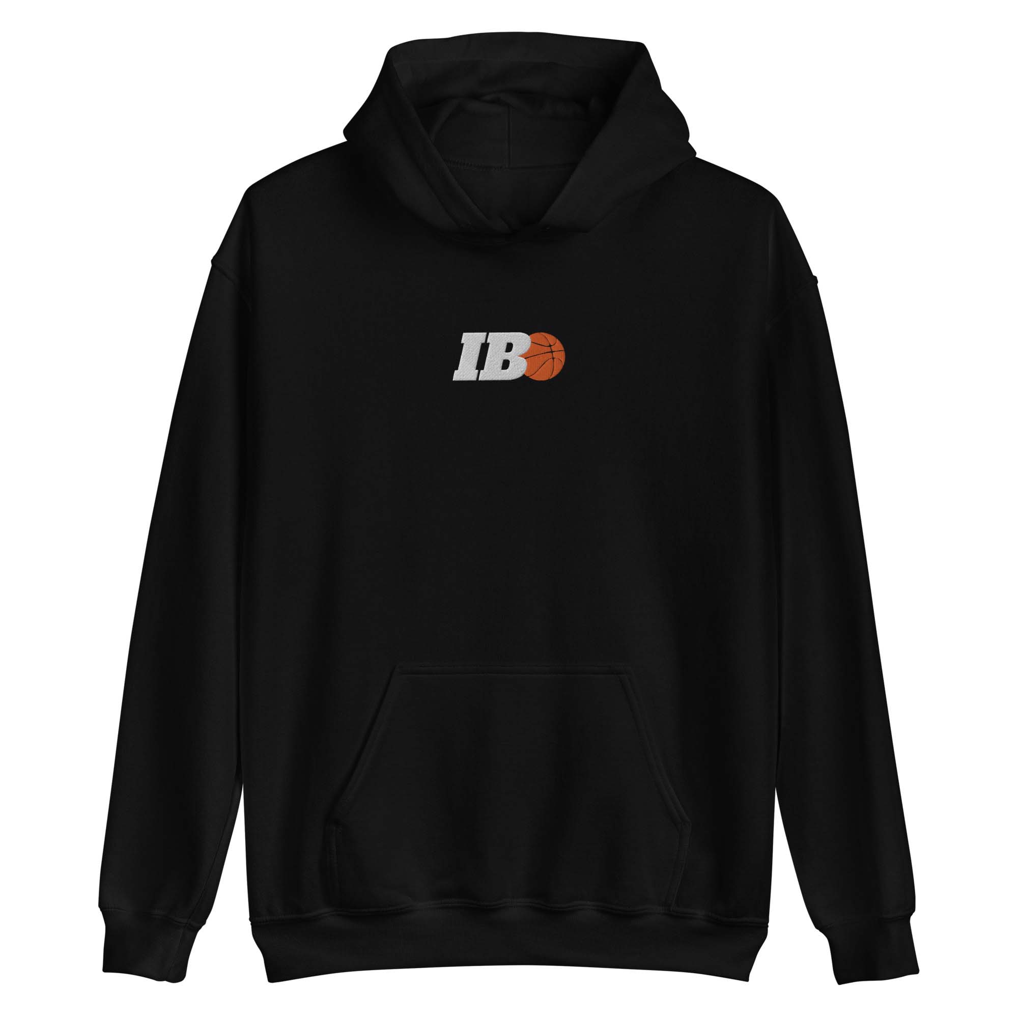 IB BASKETBALL PREMIUM EMBROIDERED LETTER 'N' BALL LOGO HOODIE