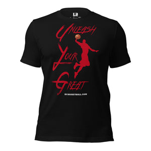 IB BASKETBALL UNLEASH YOUR GREAT (RED) T-SHIRT