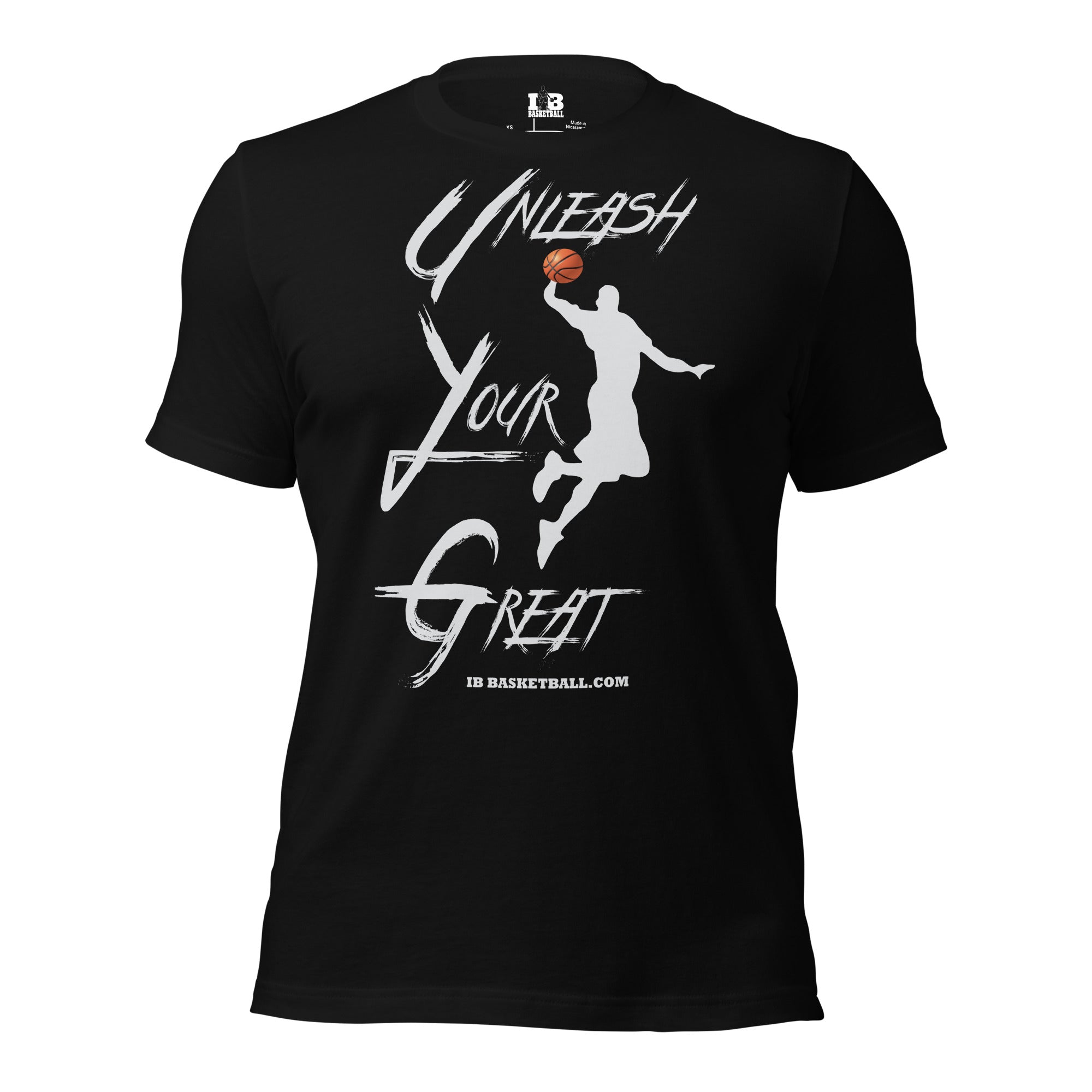 IB BASKETBALL UNLEASH YOUR GREAT (SILVER) T-SHIRT