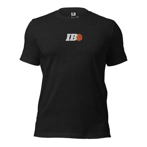 IB BASKETBALL PREMIUM EMBROIDERED LETTER 'N' BALL LOGO T- SHIRT